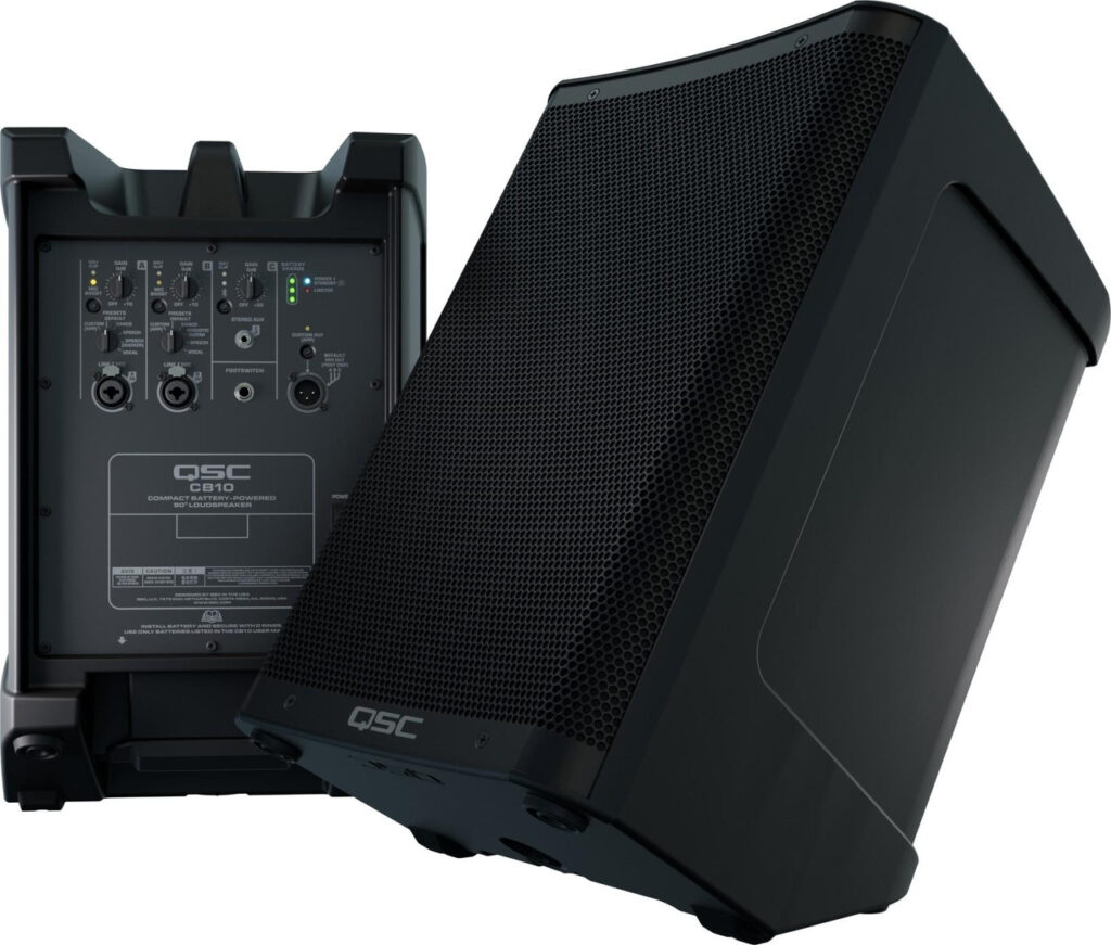 QSC CB10 10-inch Compact Battery-Powered Loudspeaker