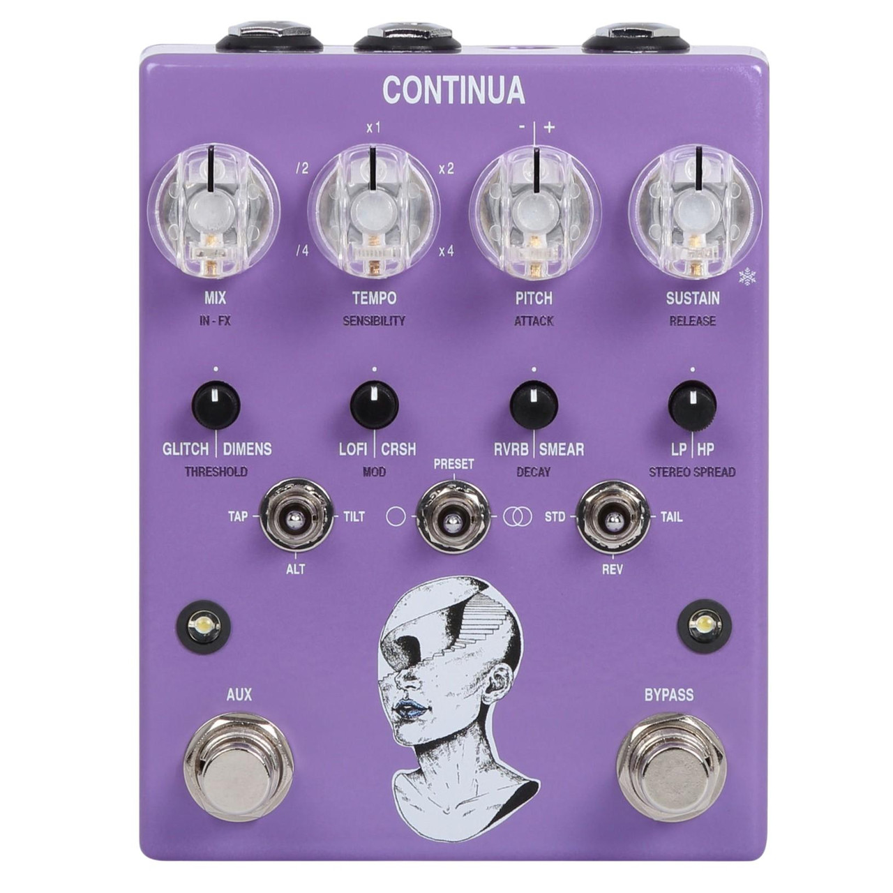 AC Noises Continua Stereo Dynamic Sampler and Multi-Effects Pedal