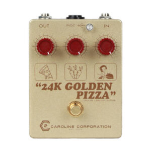 Caroline Guitar Company Limited Edition 24K Golden Pizza Fuzz Pedal - Image 2