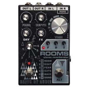 Death By Audio Rooms Stereo Reverberator Pedal