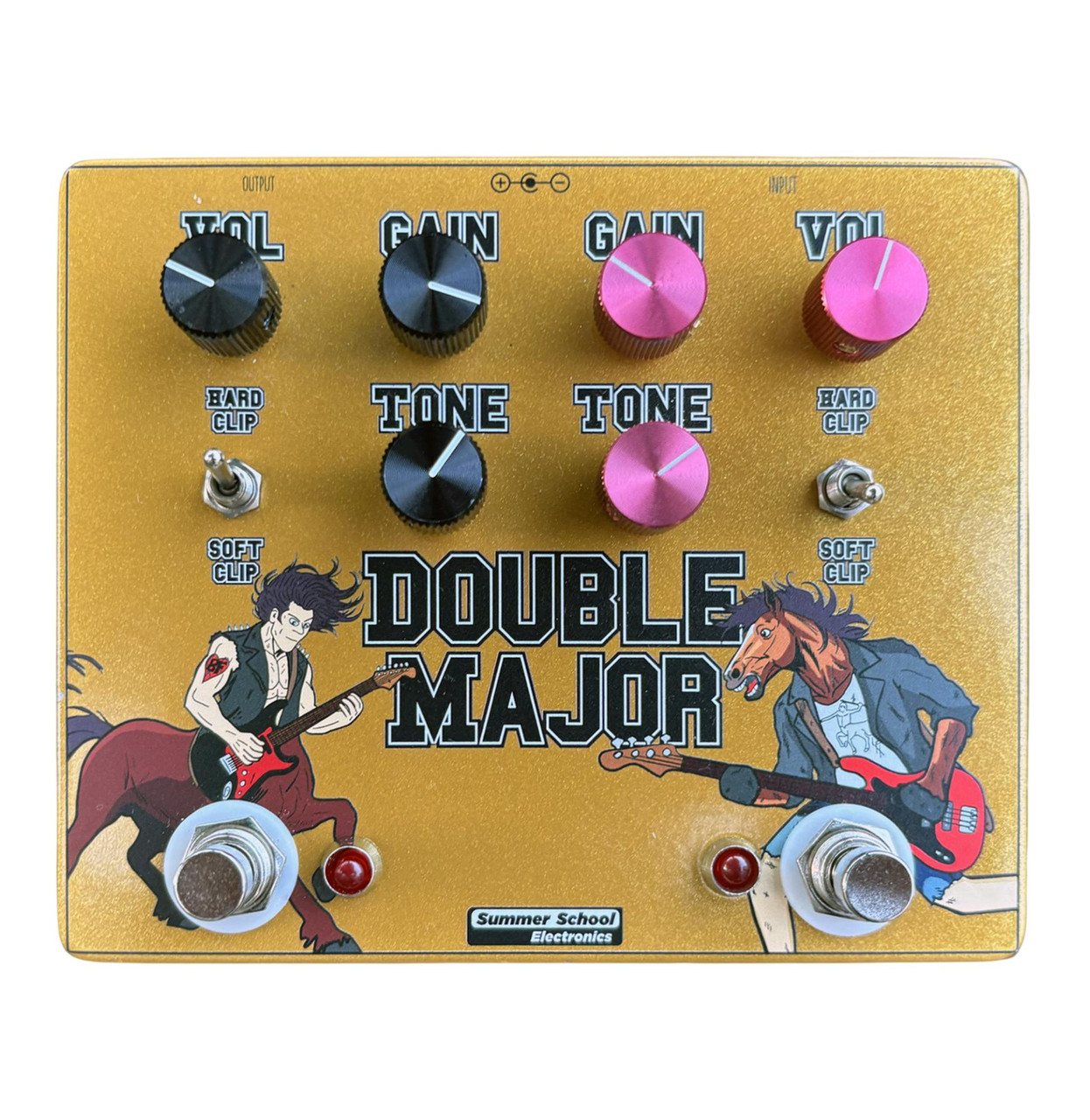 Summer School Electronics Double Major Klon Style Double Overdrive Pedal - Image 1