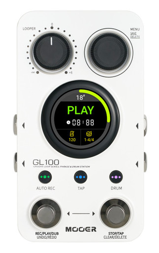 Mooer GL100 Groove Loop Series Phrase and Drum Station Looper Pedal