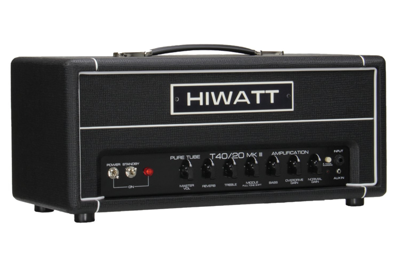 Hiwatt T40/20 Tube Series MKIII 40/20w Amplifier Head - Image 5