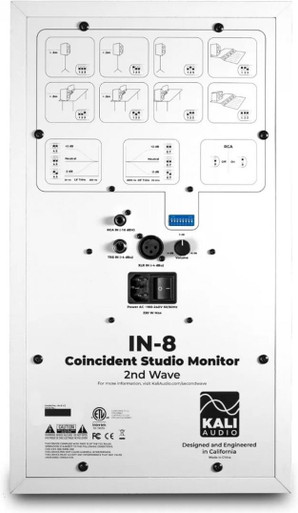 Kali Audio IN8 3-way Monitor Speaker V2 in White