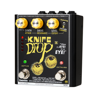 Eventide Knife Drop Fuzz Octave Pedal with Monophonic Synth