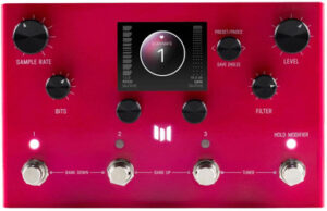 Meris Ottobit X Modular Degradation and Texture Engine Pedal in Hot Pink