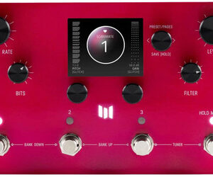 Meris Ottobit X Modular Degradation and Texture Engine Pedal in Hot Pink