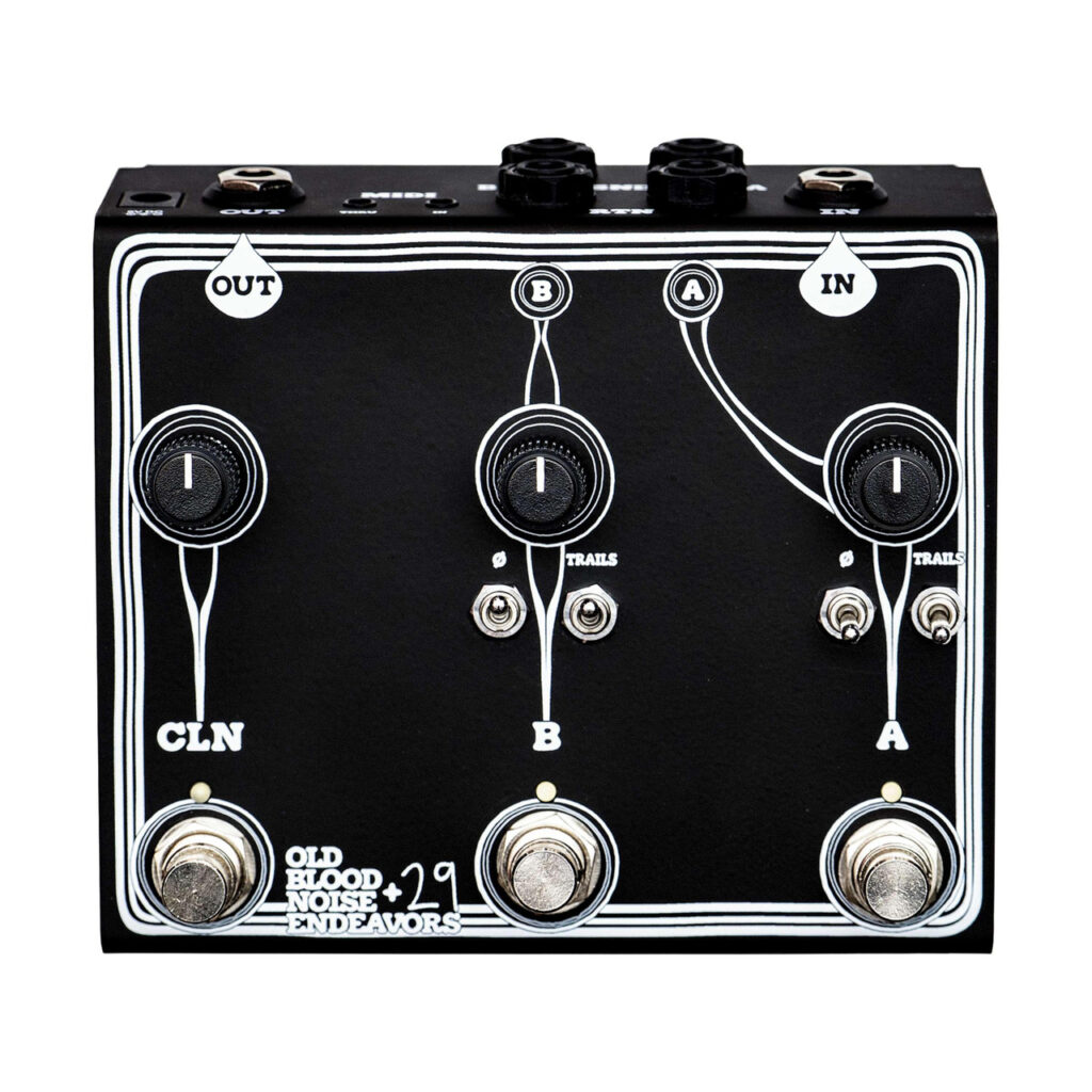 Old Blood Noise Endeavors Signal Blender Stereo Parallel Effects Router Pedal