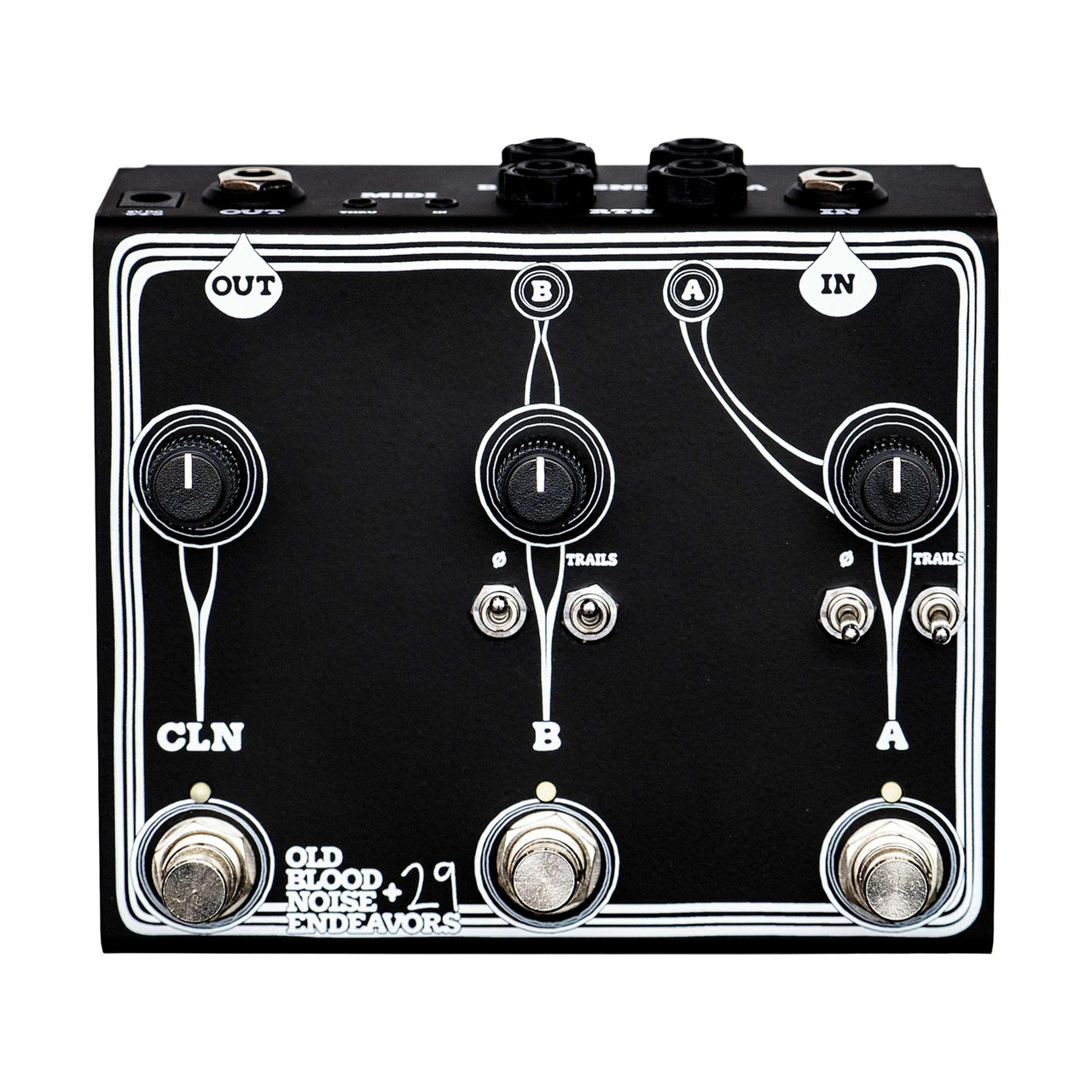 Old Blood Noise Endeavors Signal Blender Stereo Parallel Effects Router Pedal