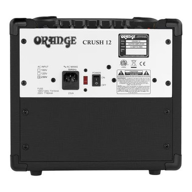 Orange Crush 12 Combo in Black