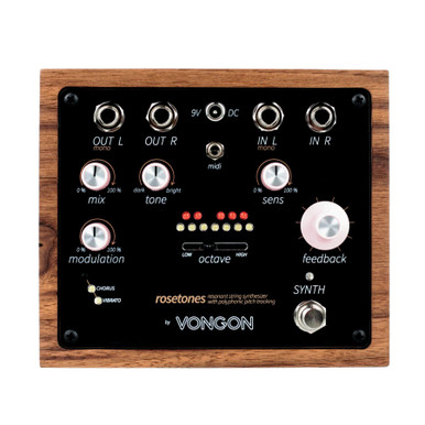 Vongon Rosetones Polyphonic Resonator Synth Effects Pedal