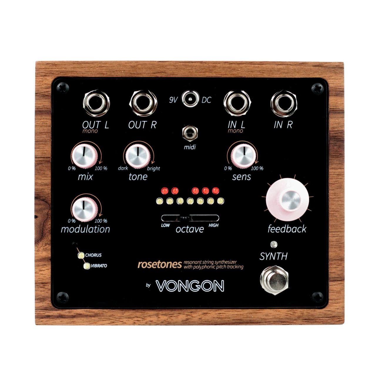 Vongon Rosetones Polyphonic Resonator Synth Effects Pedal - Image 2