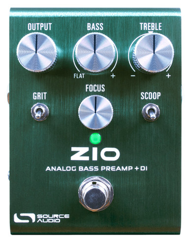 Source Audio ZIO All-Analogue Bass Preamp DI with Headphone Out Pedal