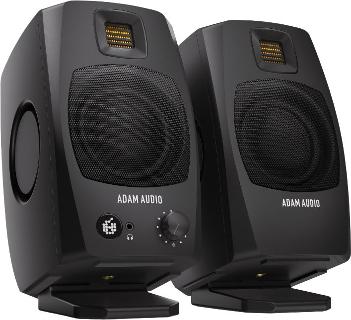 Adam Audio D3V Desktop Monitor Pair in BLACK
