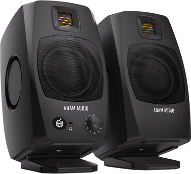 Adam Audio D3V Desktop Monitor Pair in BLACK