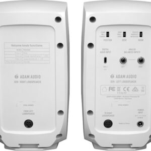 Adam Audio D3V Active Desktop Monitor Pair in WHITE - Image 5