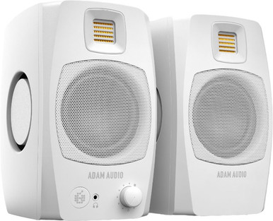 Adam Audio D3V Active Desktop Monitor Pair in WHITE
