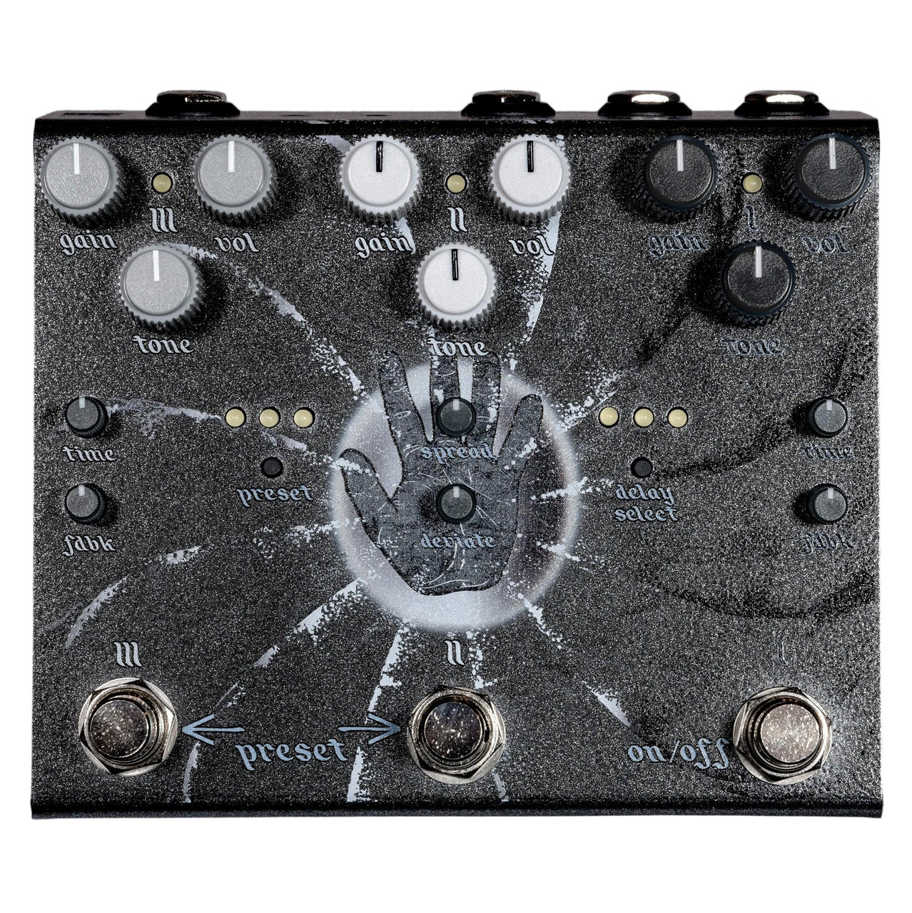 Old Blood Noise Endeavors Beam Splitter V2 Triple Tracking Overdrive & Distortion Pedal in Shadow - Image 2