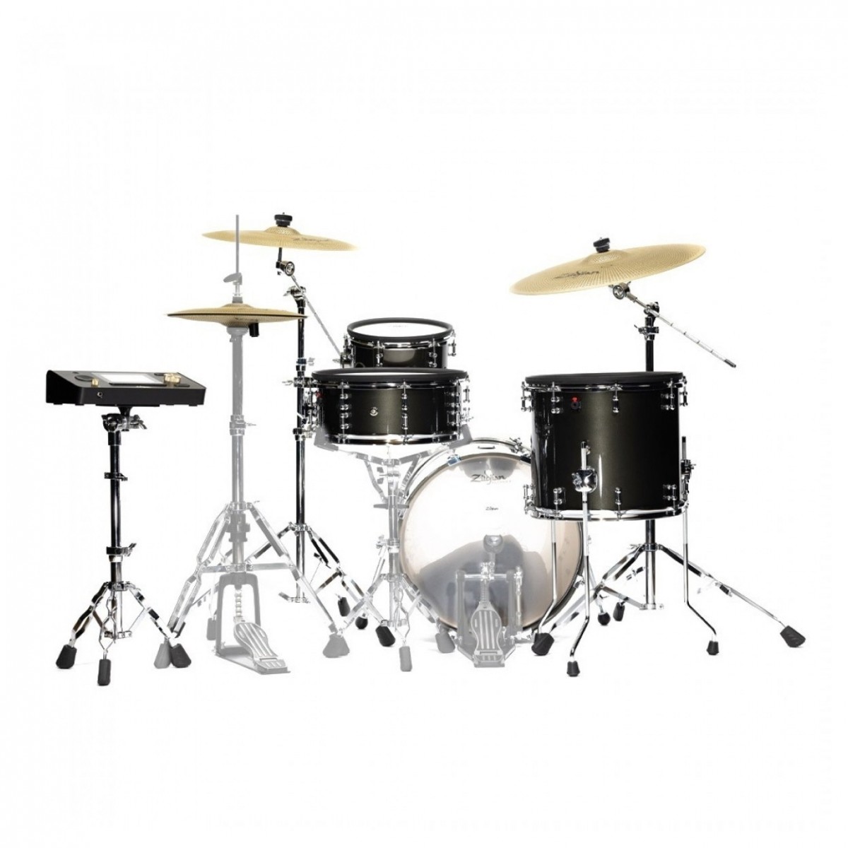 Zildjian ALCHEM-E Series Gold Kit with Single Pedal Custom Bundle - Image 4