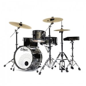 Zildjian ALCHEM-E Series Gold Kit with Double Pedal Custom Bundle - Image 2