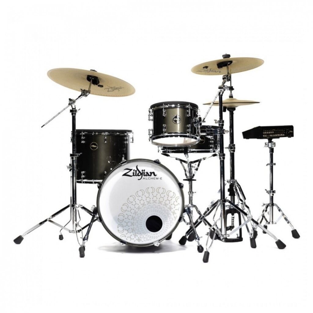 Zildjian ALCHEM-E Series Gold Kit with Double Pedal Custom Bundle