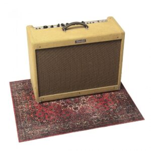 Drum n Base Vintage Persian Pedal & Amp Series Rug Original Red 80cm x 60cm - Image 2