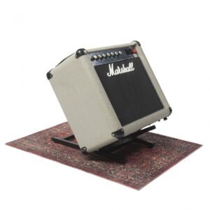 Drum n Base Vintage Persian Pedal & Amp Series Rug Original Red 80cm x 60cm - Image 3