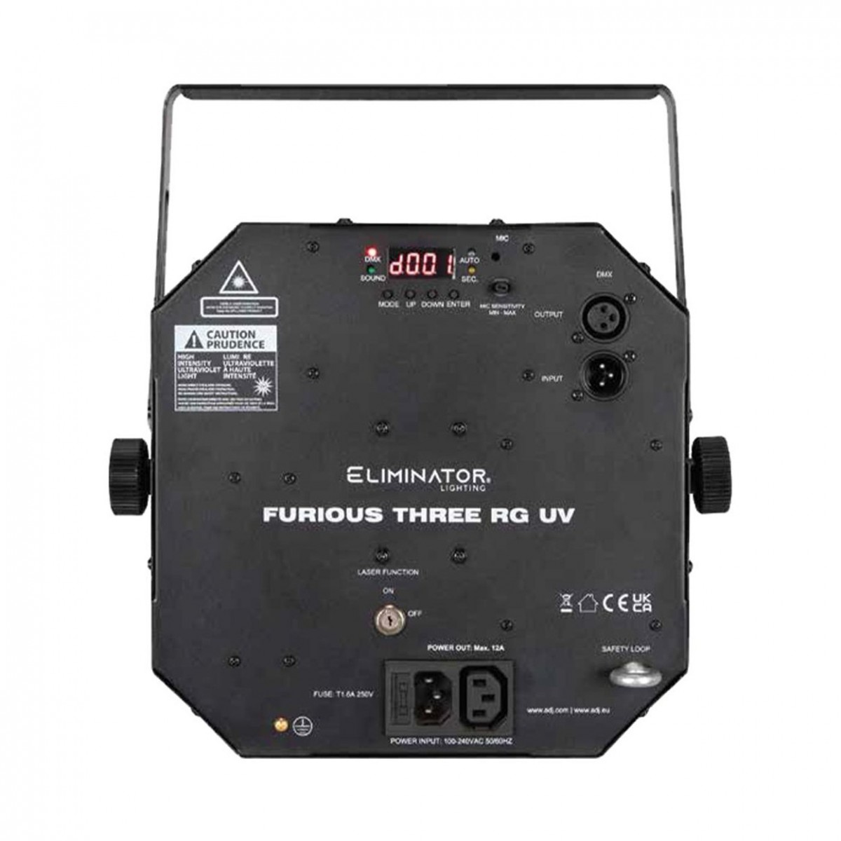 Eliminator Furious Three RG UV Multi-Effect - Image 3