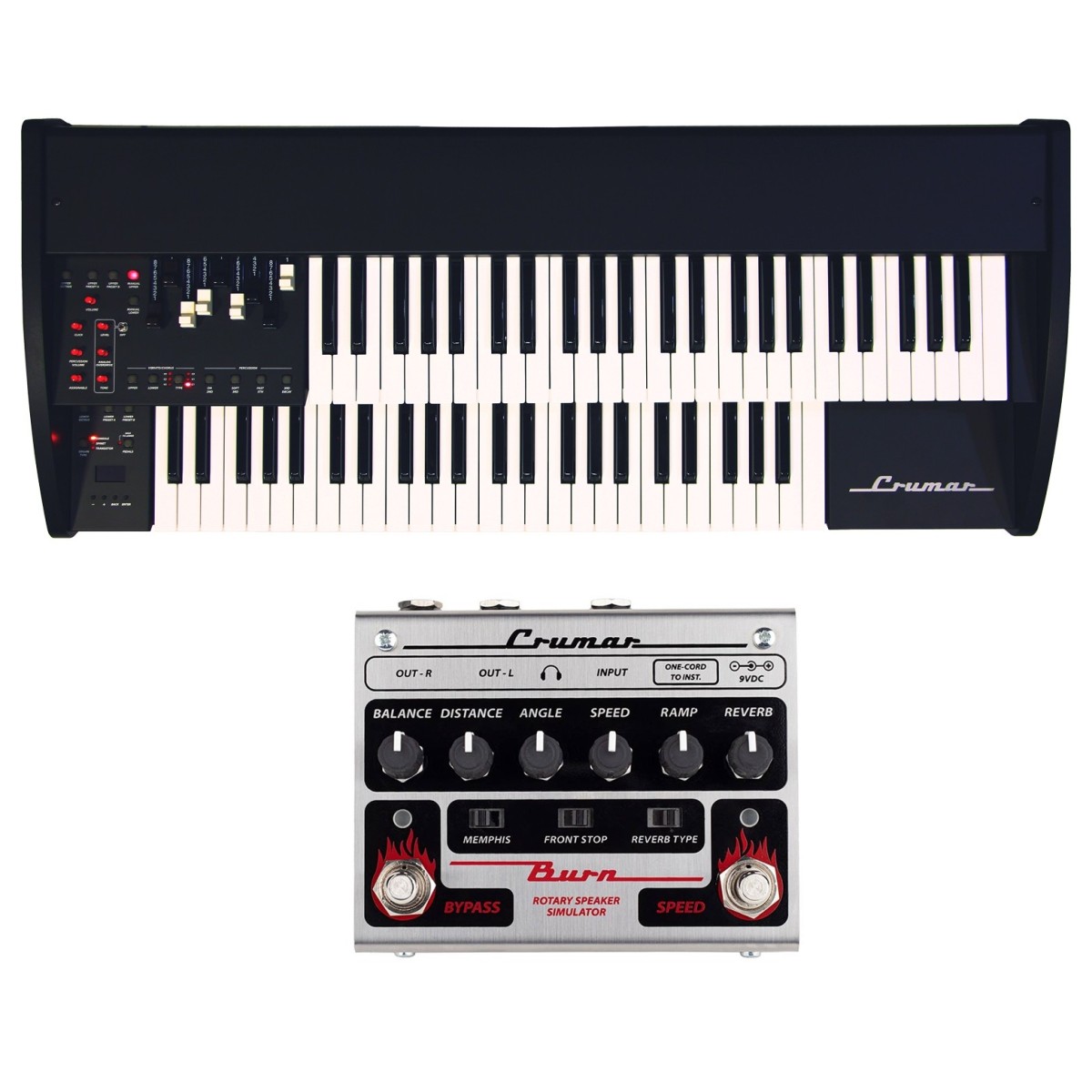 Crumar SORRENTO Organ with Rotary Simulator Pedal - Image 1
