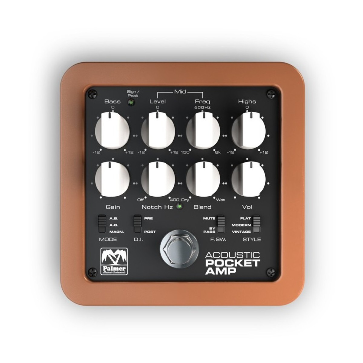 Palmer MI Pocket Amp Acoustic Portable Preamp - Image 3