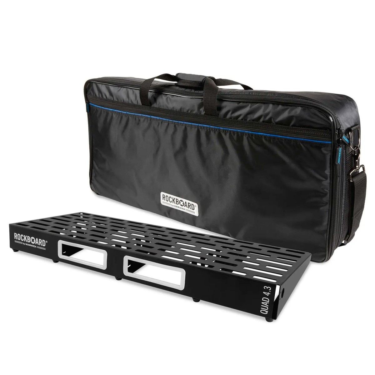 RockBoard QUAD 4.3 Pedalboard with Gig Bag - Image 1