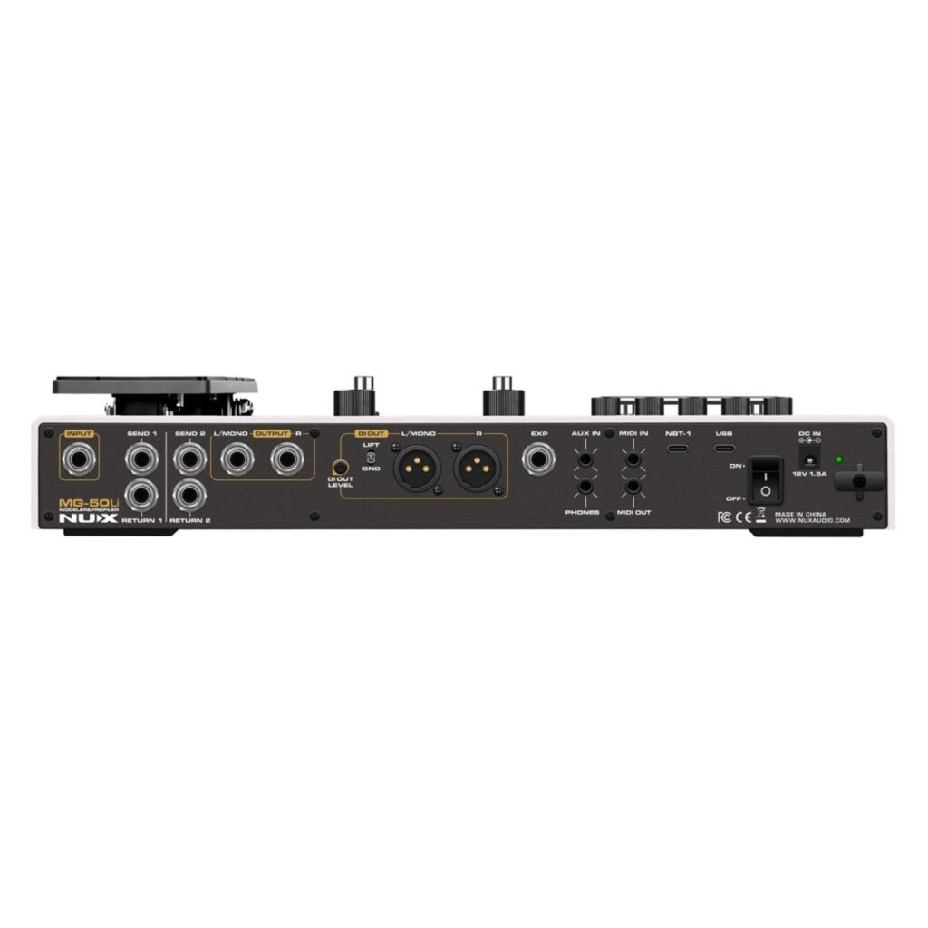 NUX MG50li Guitar Multi-FX Processor & Profiler White