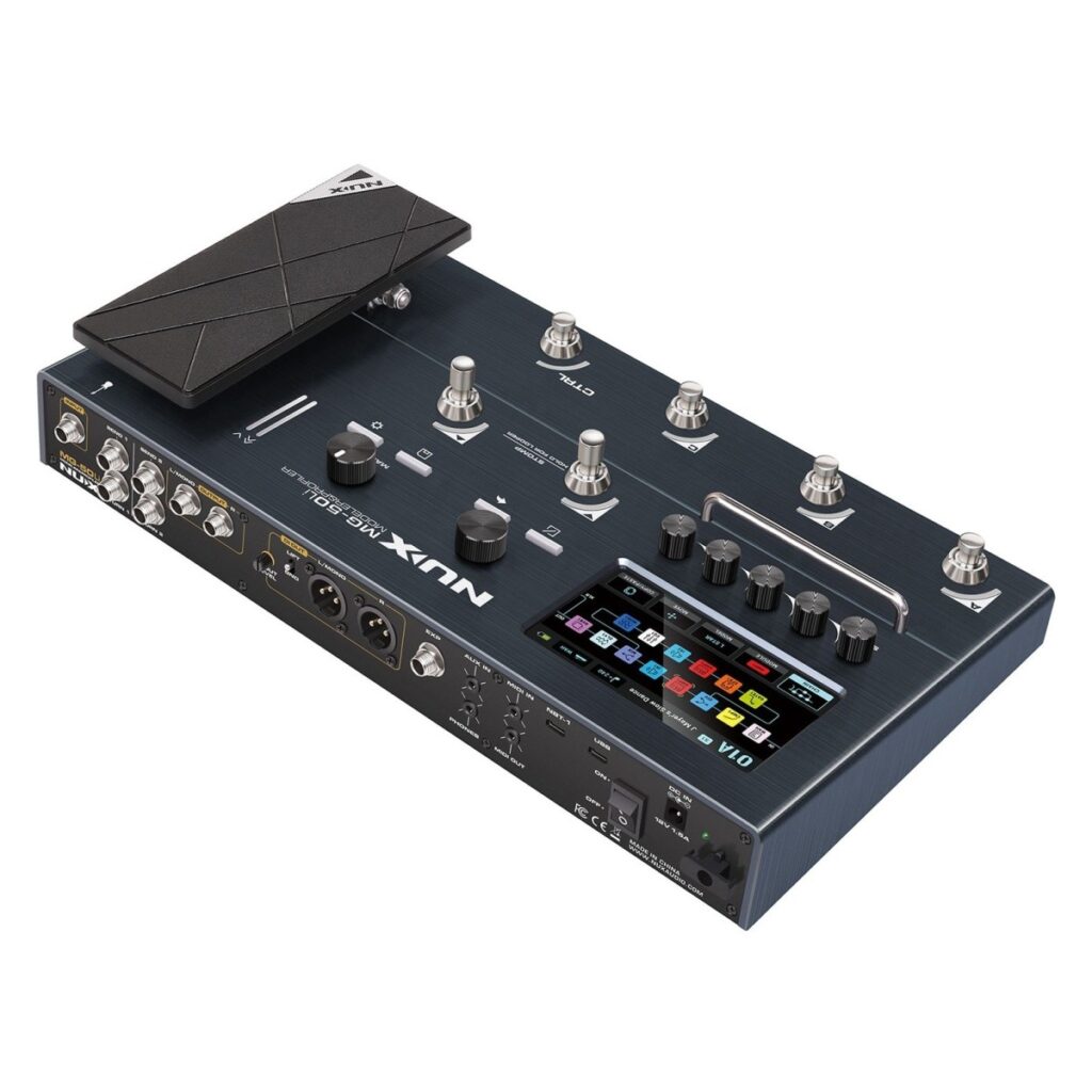 NUX MG50li Guitar Multi-FX Processor & Profiler Blue
