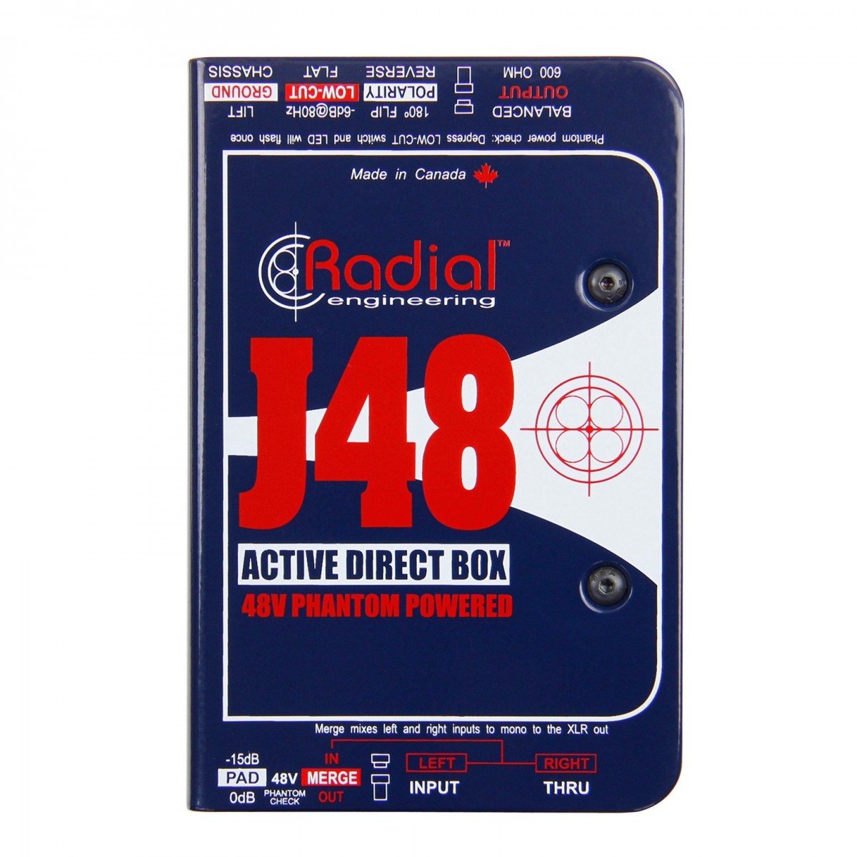 Radial J48 Phantom Powered Active DI Box - Image 1