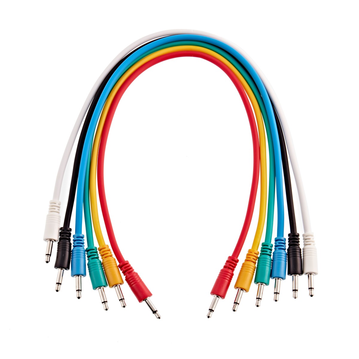 Mono Minijack Patch Cable 40cm 6 Pack - Image 1