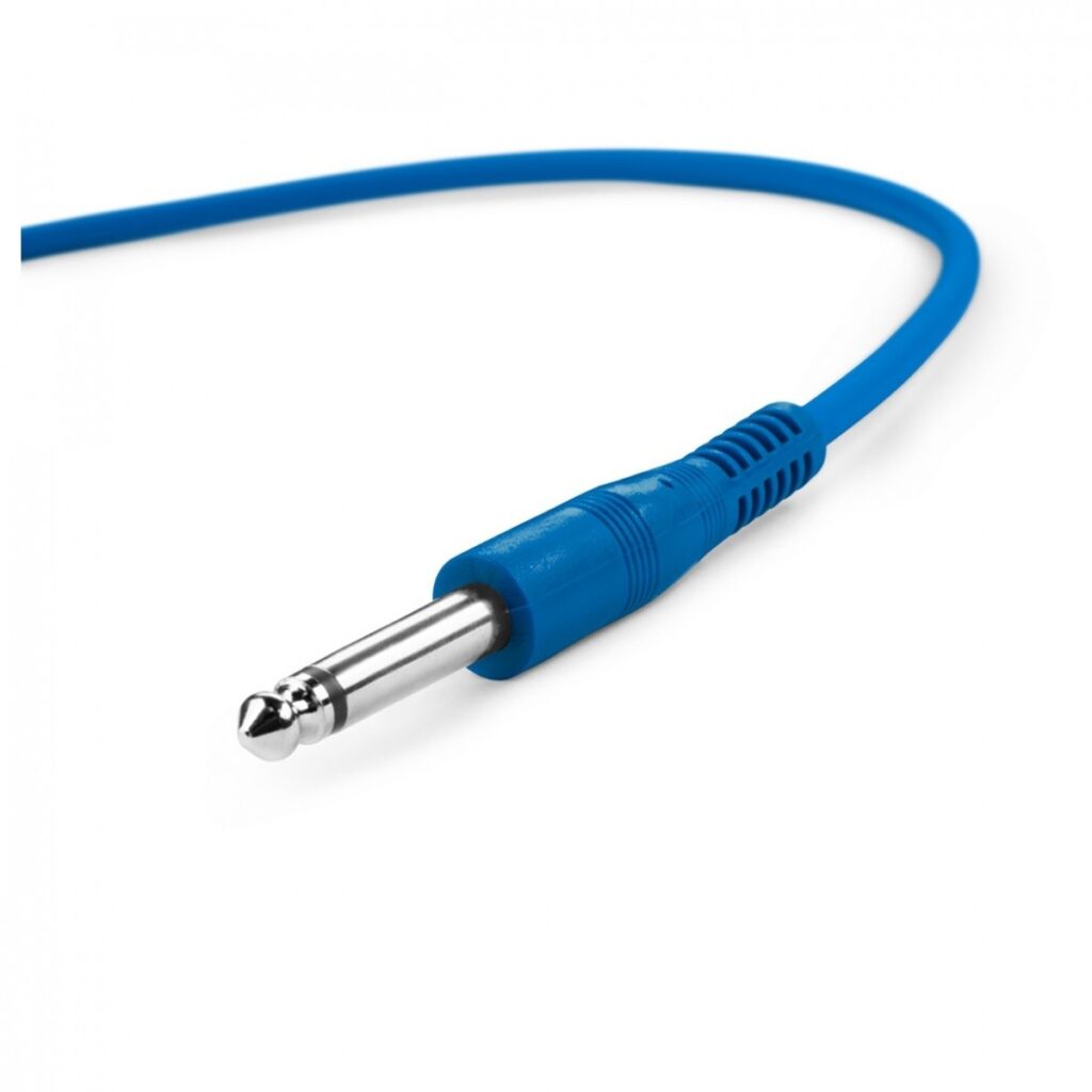 Adam Hall 3 STAR Unbalanced Set of 6 1/4" Jack TS Patch Cables 30cm