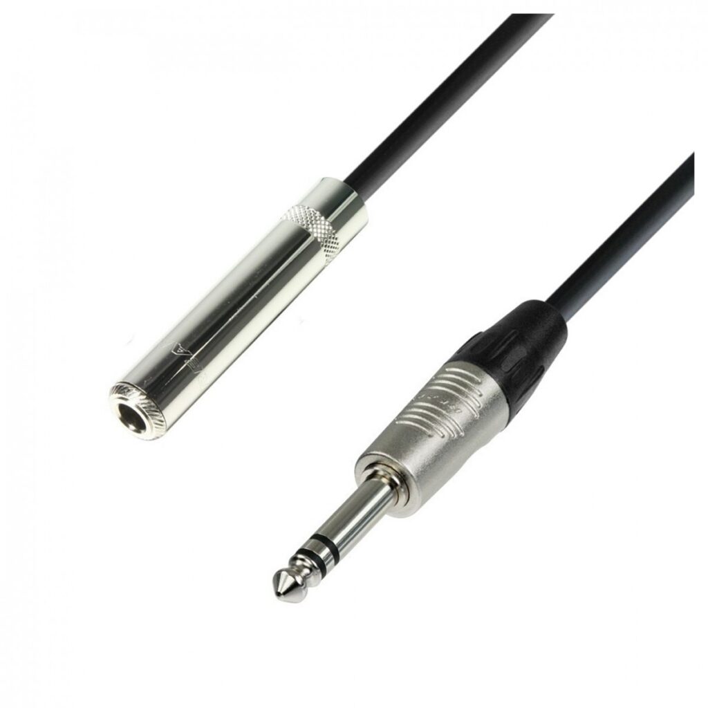 Adam Hall 4 STAR Rean Balanced 1/4" TRS Jack Extension Cable 3m