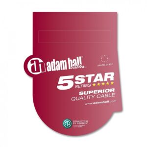 Adam Hall 5 STAR Neutrik Balanced XLR (M) to TRS 1/4" Jack Cable 3m - Image 2