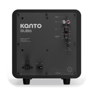 Kanto SUB6 Vinyl Subwoofer Matte Black - Image 3