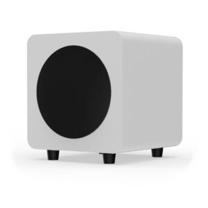 Kanto SUB6 Vinyl Subwoofer Matte White - Image 2