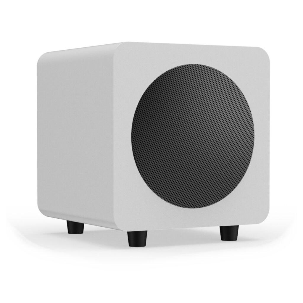 Kanto SUB6 Vinyl Subwoofer Matte White
