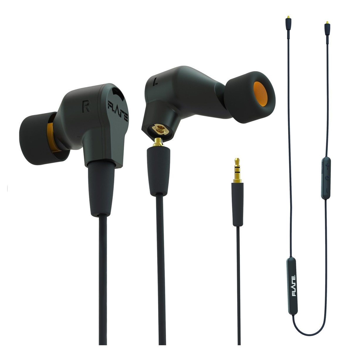 Flare Audio STUDIO PRO In-Ear Monitors with MMCX 3.5mm and Bluetooth Wireless Cables - Image 1