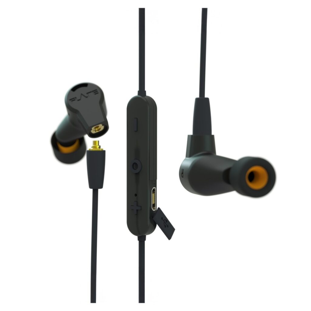 Flare Audio STUDIO PRO In-Ear Monitors with MMCX 3.5mm and Bluetooth Wireless Cables