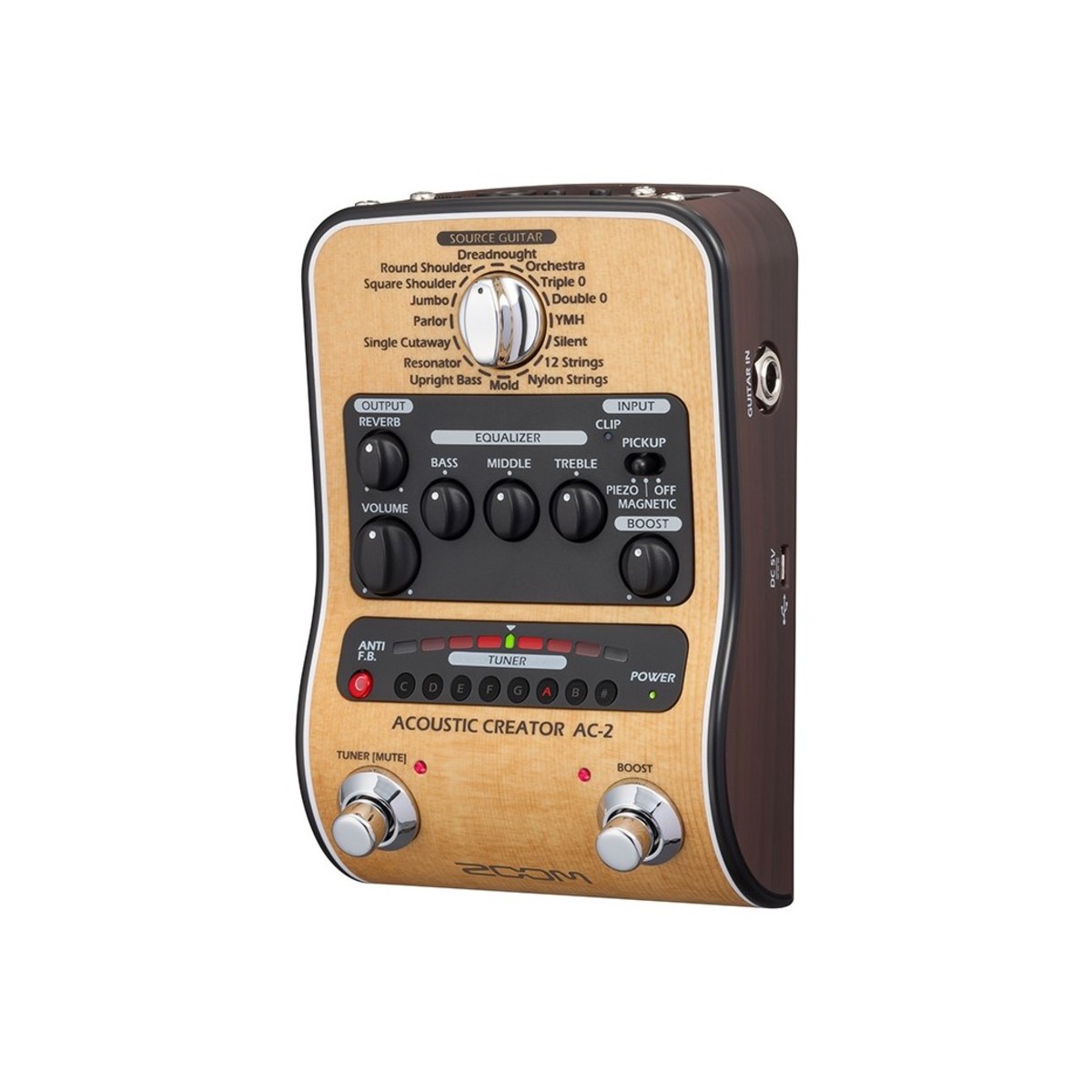 Zoom Ac-2 Acoustic Creator Pedal - Image 2
