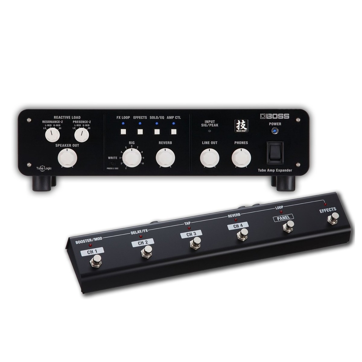 Boss Waza Tube Amp Expander with GA-FC Foot Controller - Image 1