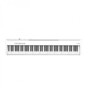 Roland FP-30X Digital Piano with Wood Frame Stand and Pedals White - Image 2