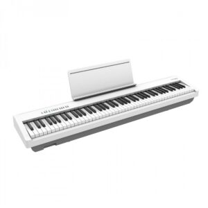 Roland FP-30X Digital Piano with Wood Frame Stand and Pedals White - Image 4
