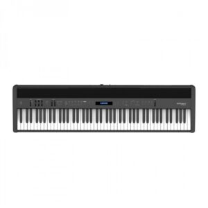 Roland FP-60X Digital Piano with Wood Frame Stand and Pedals Black - Image 2