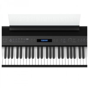 Roland FP-60X Digital Piano with Wood Frame Stand and Pedals Black - Image 3