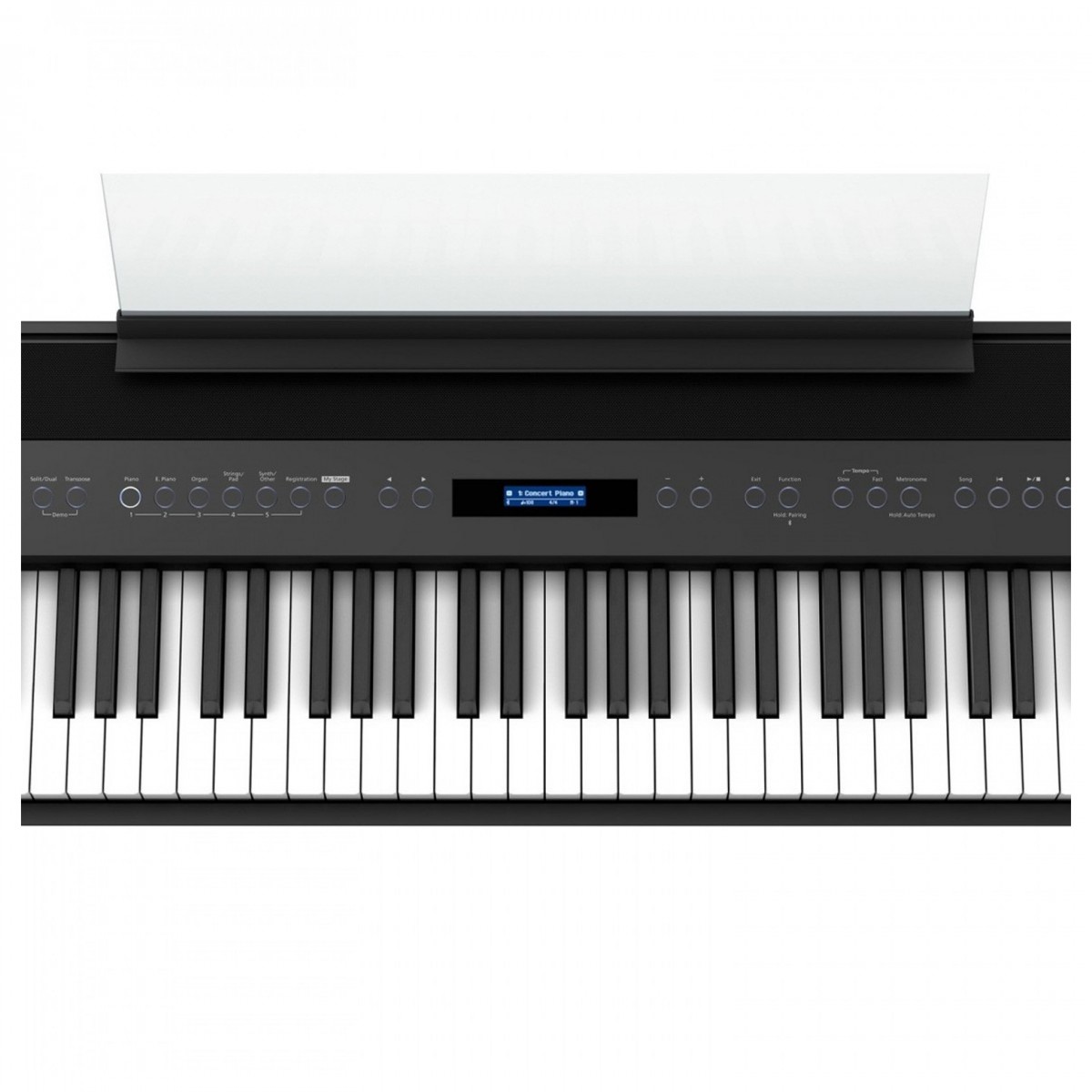 Roland FP-60X Digital Piano with Wood Frame Stand and Pedals Black - Image 3